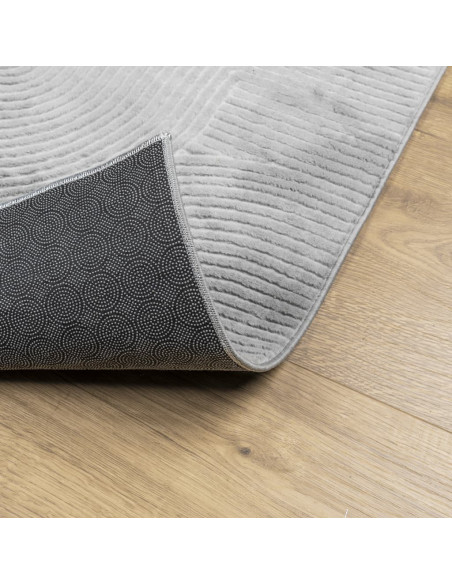 Tappeto IZA a Pelo Corto Aspetto Scandinavo Grigio 140x200 cm