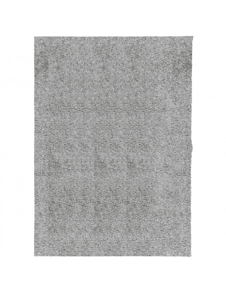 Tappeto Shaggy a Pelo Lungo Moderno Grigio 240x340 cm