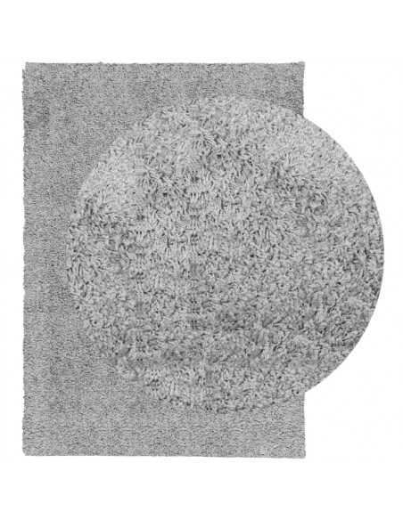 Tappeto Shaggy a Pelo Lungo Moderno Grigio 200x280 cm