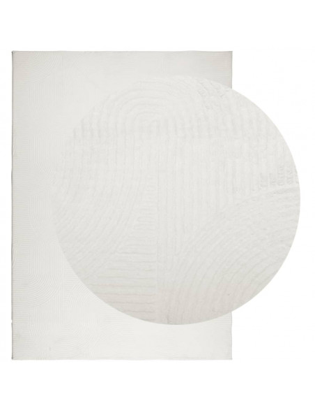 Tappeto IZA a Pelo Corto Aspetto Scandinavo Crema 200x280 cm