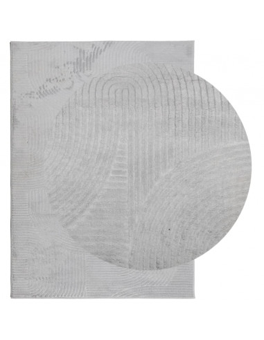 Tappeto IZA a Pelo Corto Aspetto Scandinavo Grigio 200x280 cm