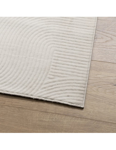 Tappeto IZA a Pelo Corto Aspetto Scandinavo Crema 140x200 cm