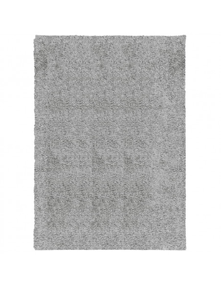 Tappeto Shaggy a Pelo Lungo Moderno Grigio 120x170 cm