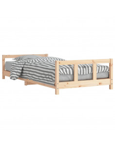 Giroletto per Bambini 90x200 cm in Legno Massello di Pino 2