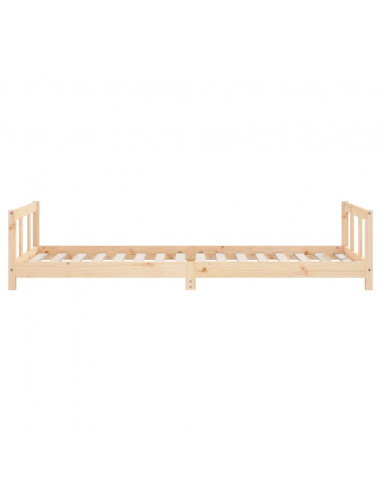 Giroletto per Bambini 90x200 cm in Legno Massello di Pino