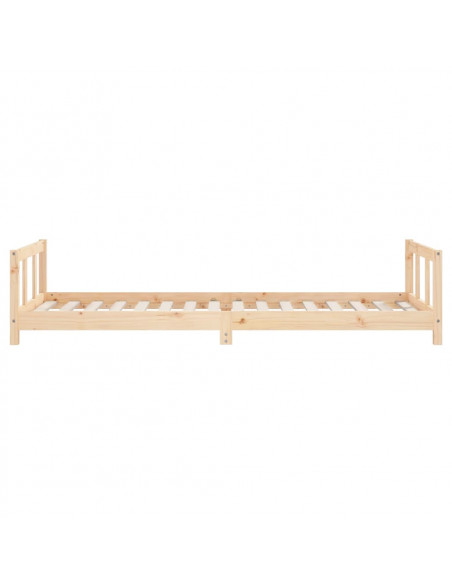 Giroletto per Bambini 90x200 cm in Legno Massello di Pino