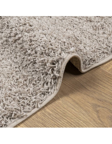 Tappeto Shaggy a Pelo Lungo Moderno Beige 200x280 cm