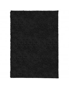Tappeto Shaggy a Pelo Lungo Moderno Nero 200x280 cm
