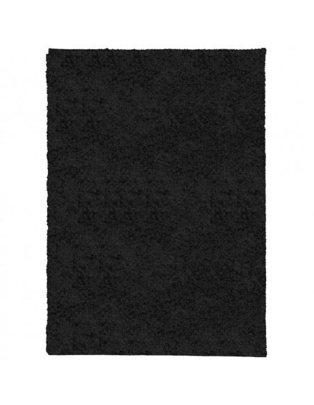 Tappeto Shaggy a Pelo Lungo Moderno Nero 200x280 cm
