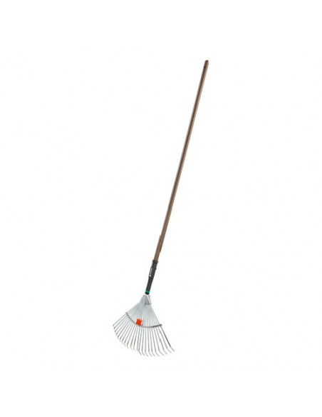 Scopa foglie Gardena 17107 20 NATURELINE Regolabile con Manico Zincato