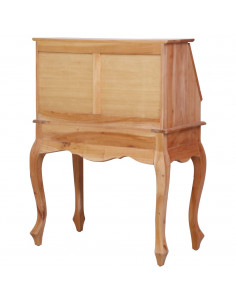 Scrittoio 78x42x103 cm in Legno Massello di Mogano 2