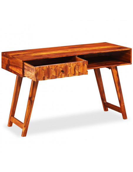 Scrittoio in Legno Massello di Sheesham 118x50x76 cm