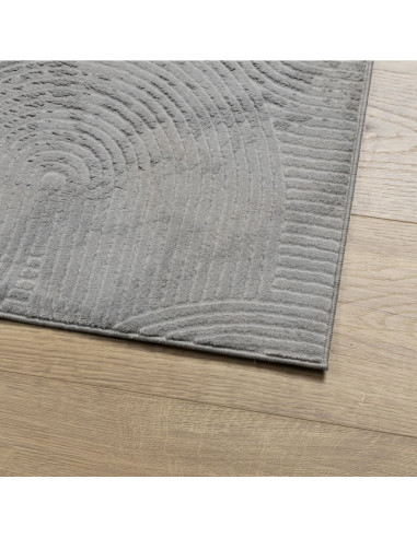 Tappeto IZA a Pelo Corto Aspetto Scandinavo Grigio 240x340 cm