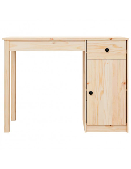 Scrivania 100x50x75 cm in Legno Massello di Pino