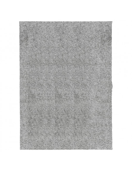 Tappeto Shaggy a Pelo Lungo Moderno Grigio 140x200 cm