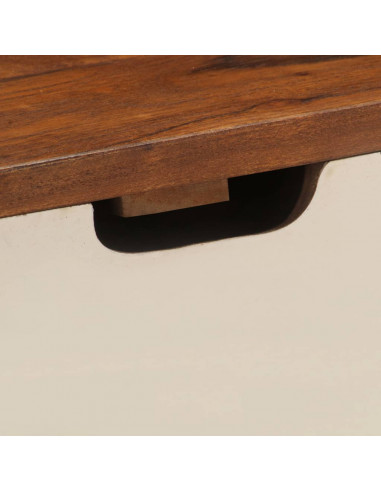 Scrivania 110x50x90 cm in Legno Massello di Acacia