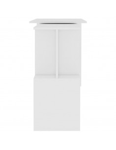 Scrivania ad Angolo Bianca 200x50x76 cm in Legno Multistrato 2