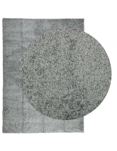 Tappeto Shaggy a Pelo Lungo Moderno Verde 200x280 cm