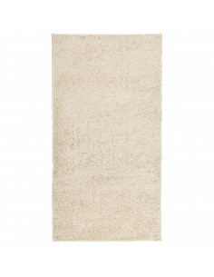 Tappeto Shaggy a Pelo Lungo Moderno Oro 80x150 cm