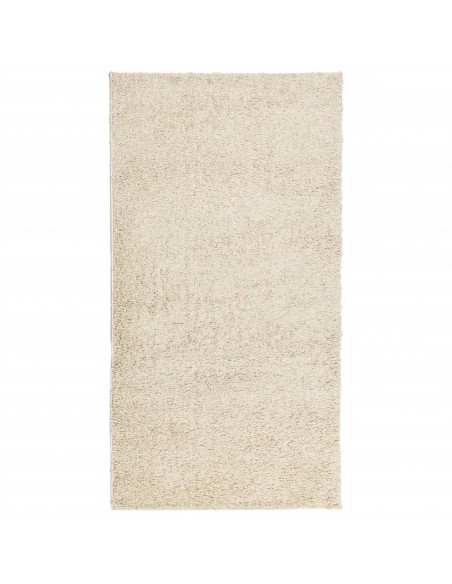 Tappeto Shaggy a Pelo Lungo Moderno Oro 80x150 cm