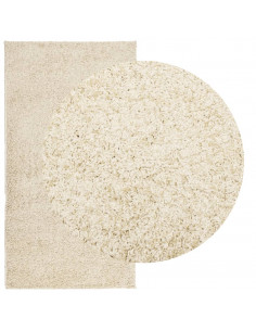Tappeto Shaggy a Pelo Lungo Moderno Oro 80x150 cm 2
