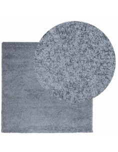 Tappeto Shaggy a Pelo Lungo Moderno Blu 200x200 cm 2