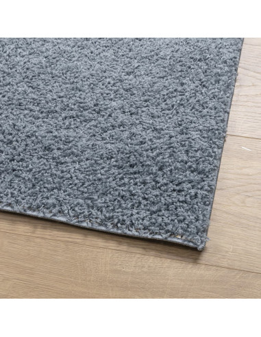 Tappeto Shaggy a Pelo Lungo Moderno Blu 200x200 cm