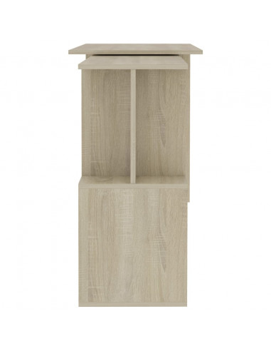 Scrivania Angolo Rovere Sonoma 200x50x76 cm Legno Multistrato