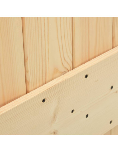 Porta 80x210 cm in Legno Massello di Pino