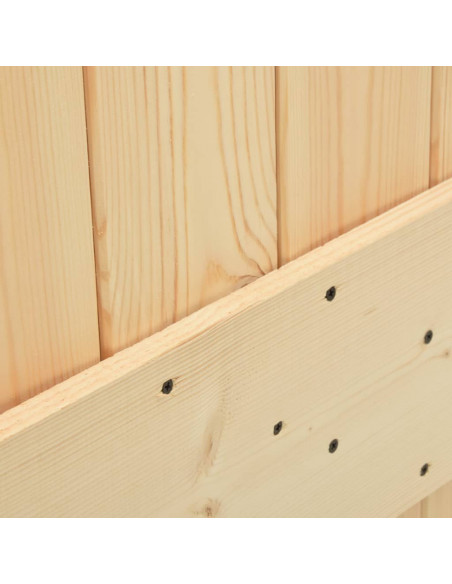 Porta 80x210 cm in Legno Massello di Pino