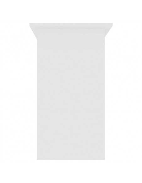 Scrivania Bianca 80x45x74 cm in Legno Multistrato