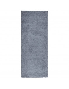 Tappeto Shaggy a Pelo Lungo Moderno Blu 80x200 cm