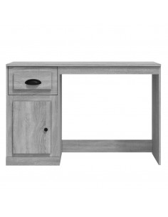 Scrivania Cassetto Grigio Sonoma 115x50x75 cm Legno Multistrato