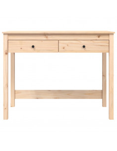 Scrivania con Cassetti 100x50x78 cm in Legno Massello di Pino 2