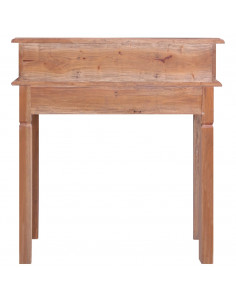 Scrivania con Cassetti 90x50x101 cm in Legno Massello di Mogano