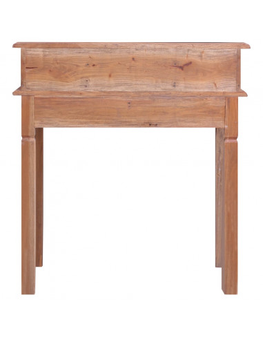 Scrivania con Cassetti 90x50x101 cm in Legno Massello di Mogano