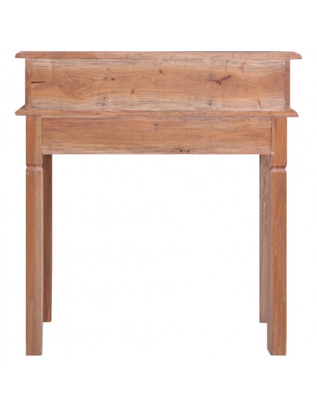 Scrivania con Cassetti 90x50x101 cm in Legno Massello di Mogano