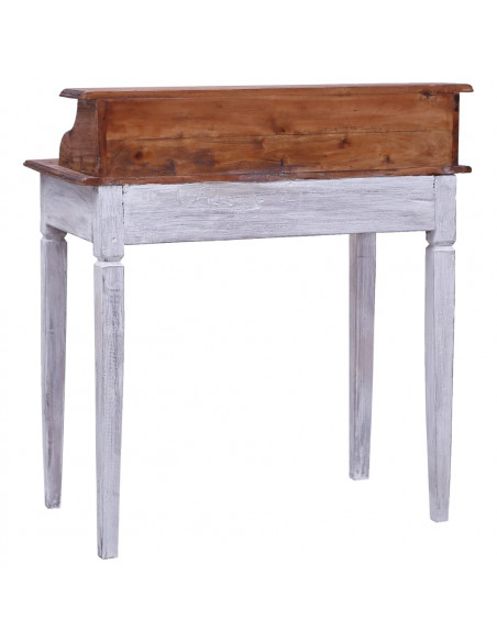 Scrivania con Cassetti 90x50x101 cm Legno Massello di Recupero