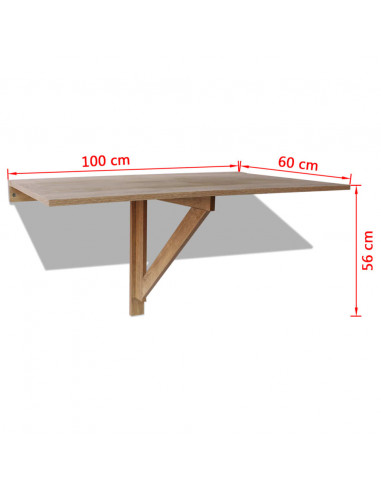Scrivania con Cassetti e Anta Rovere 100x40x73 cm