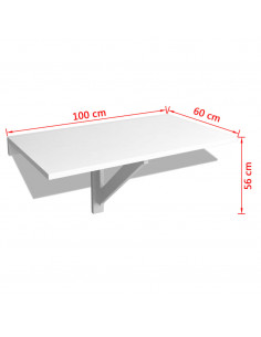 Scrivania con Cassetto e Armadietto Bianca 100x40x73 cm