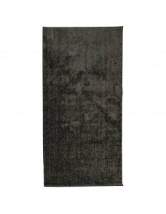 Tappeto a Pelo Lucido Lungo ISTAN Effetto Antracite 100x200 cm