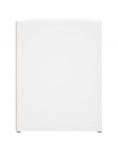 Scarpiera Bianca 100x35x45 cm in Legno Multistrato