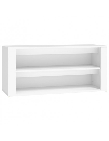 Scarpiera Bianca 100x35x45 cm in Legno Multistrato