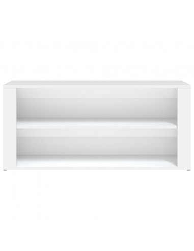 Scarpiera Bianca 100x35x45 cm in Legno Multistrato