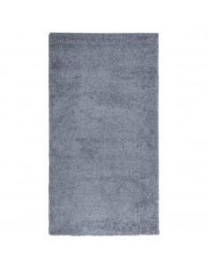 Tappeto Shaggy a Pelo Lungo Moderno Blu 60x110 cm