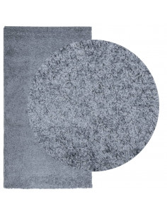 Tappeto Shaggy a Pelo Lungo Moderno Blu 60x110 cm 2