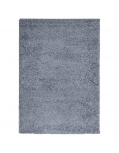 Tappeto Shaggy a Pelo Lungo Moderno Blu 140x200 cm
