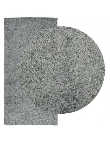 Tappeto Shaggy a Pelo Lungo Moderno Verde 100x200 cm