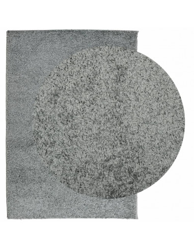 Tappeto Shaggy a Pelo Lungo Moderno Verde 120x170 cm
