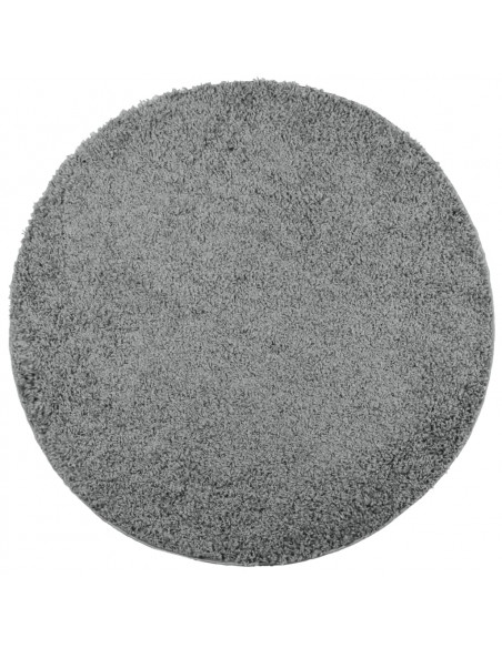 Tappeto Shaggy a Pelo Lungo Moderno Verde Ø 240 cm